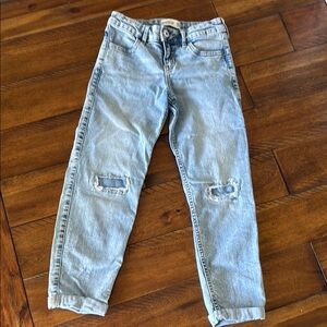 Abercrombie Kids Blue Mid-Rise Boyfriend Jeans
